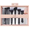 e.l.f. Ten Out Of Ten Brush Set, set di 10 pennelli per make-up viso, occhi, sopracciglia e altro, realizzati con setole sintetiche, prodotto vegano e non testato sugli animali
