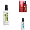 Revlon Uniq One - All In One + All In One Hair Treatment - Trattamento Capelli Senza Risciacquo + All in One Lotus Hair Treatment Spray senza Risciacquo Trattamento Capelli Profumo Fiori di Loto