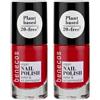 Benecos - natural beauty 94694 - smalto per unghie - 8FREE - permeabile all'acqua - 5ml - rosso vintage (Confezione da 2)