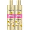 Pantene Pro-V Miracle Serum Shampoo Ricci Perfetti, con Olio di Ricino, Il potere di un siero in uno shampoo, nutre in profondità i ricci crespi e ribelli, 250 ML (Confezione da 2)