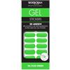 Deborah Milano - Smalto Gel Adesivo per Unghie, Stickers in smalto Gel da polimerizzare in Lampada UV Led, Long Lasting, 20 Adesivi, Colore 06 Fluo Green