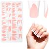 Alyvisun Unghie Finte di Anatra, 288 Pezzi Press On Nails Gel, 12 Dimensioni Fake Nail, Design Unico per Nail Art e Ogni Occasione