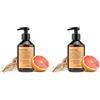 Jean & Len Sapone per le mani Arancia rossa e Vetiver, deterge delicatamente, sapone liquido in dispenser a pompa, profumo fruttato-legnoso, senza parabeni, siliconi e microplastiche, vegan, 250 ml