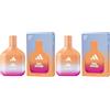 Adidas Vibes Get Comfy Eau de Parfum, per Tutti, Rilassante e Confortevole, Profumo a Lunga Durata, Vaniglia e Mandarino 100 ml (Confezione da 2)