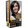 Thader TH Pharma Kit colorante senza ammoniaca per un piacevole odore con Liquid Gold, colore 1.1 nero blu