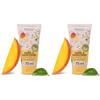 Jean & Len Crema mani e unghie Mango & Avocado, formula vegana con burro di karité e cacao, trattamento ricco, profumo fruttato di mango, cura delle mani vegana, senza parabeni e siliconi, 75 ml
