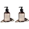Jean & Len sapone per le mani Cardamomo & Tonka, deterge le mani stressate, adatto per l'uso quotidiano, sapone liquido in dispenser a pompa, fragranza esotica e speziata, vegan, 250 ml