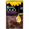 Garnier Olia Tinta Capelli, Colorazione Permanente Senza Ammoniaca, Copre il 100% dei Capelli Bianchi, Con Oli di Fiore di Origine Naturale, Formula Vegana, Castano Cioccolato