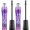 essence call me Queen dramatic false lash effect mascara, nero, volumizzante, definitivo, allungante, vegano, senza particelle di microplastica, senza nanoparticelle, senza profumo, confezione da 2