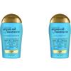 OGX Shampoo+ Balsamo Renewing + Argan Oil of Morocco, per capelli secchi con Olio di Argan, 2 confezioni travel size da 88ml