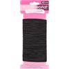 Brushworks Classic Black Hairbands - 40 Pack