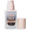 Revolution Beauty London Makeup Revolution, Skin Silk Serum Foundation, Light to Medium Coverage, Contains Hyaluronic Acid, F20, 23ml