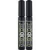 Rimmel London Mascara Extra Super Lash 3D - Volume, Lunghezza e Definizione - 003 Extreme Black/Nero Estremo - 8 ml (Confezione da 2)