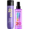 Matrix | KIT So Silver Shampoo 300ML + Trattamento Miracle Creator Total Results 190ML per Capelli Biondi o Bianchi