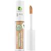 Deborah Correttore Fluido Formula Pura BIO N.04 Amber, 0% Siliconi, Antirughe Borse e Occhiaie, riduce Imperfezioni e Discromie, Finish Luminoso, con Olio di Cetriolo Bio