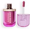 Revolution Beauty London Revolution Superdewy Liquid Blush Burst - Blush liquido coprente buildable per guance, formula siero con peptidi e acido ialuronico, Vegan - Peach Spritz - 4,2 ml