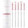 Luvia Cosmetics Set di pennelli per il trucco Luvia, Essential Eye Set, Set di pennelli per gli occhi, 5 pennelli cosmetici vegani, pennelli per il make-up per una sfumatura e un'applicazione perfette