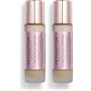 Revolution Beauty London Revolution Conceal & Define Foundation, Fondotinta Liquido a Lunga Tenuta con Finitura Opaca, Vegan & Cruelty-Free, 23ml, F8 (Confezione da 2)