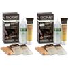 BIOKAP Nutricolor Delicato Rapid, Tinta capelli senza ammoniaca che rende i capelli morbidi, Colorazione capelli con 10 minuti di posa, 135 ml (5.34 Castano Chiaro Miele) (Confezione da 2)