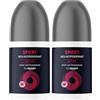by Amazon, Deodorante roll-on Sport antitraspirante da uomo, 1 x 75 ml (Confezione da 2)