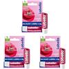 Labello Cherry Shine Burrocacao labbra 4.8 g, Balsamo labbra colorato e nutriente all'aroma di ciliegia, Lip balm idratante per 24 ore con ingredienti naturali (Confezione da 3)