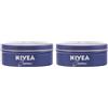 NIVEA Creme Crema multiuso 400 ml, Crema NIVEA classica a base di Eucerit, Glicerina e Pantenolo, Crema corpo, viso e mani dermatologicamente testata per tutta la famiglia (Confezione da 2)