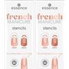 Essence Cosmetics French Manicure Stencil, Risultato Immediato, French Manicure, 60 Pezzi (Confezione da 2)