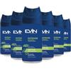 EVIN HOMME | Deodorante Uomo Spray 48H Intense, Fragranza Gelsomino, Pepe Rosa, Vaniglia, Regola la Traspirazione per 48h, 6x150ml