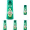 Garnier Fructis Shampoo Fortificante, Per Capelli Fragili, Anti-Rottura, Effetto Rinforzante, Con Estratto di Mela e Niacinamide, Rigenera Forza, 250 ml (Confezione da 5)