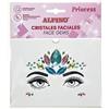 Alpino Gemme per il viso Adesive Princess | Adesivi per il viso scintillanti | Trucco per Festival, Carnevale e Halloween | Adesivi per il viso scintillanti