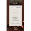 KORRES ARGAN OIL Colorant - tintura per capelli senza ammoniaca all'olio di argan biologico, Biondo scuro Beige 6.17, 100% di copertura dei capelli bianchi e vegano