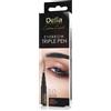 Delia Cosmetics - Tripple Stylist Pen - Pennarello per Sopracciglia - Durata 24/7 - Effetto Naturale - Applicazione Precisa