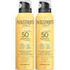 Angstrom Protect Crema Solare Mousse per Bambini, Protezione Solare SPF 50 con Azione Idratante Istantanea, Indicata Per Pelli Sensibili, 150 ml (Confezione da 2)