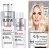 L'Oreal Paris L'Oréal Paris Cofanetto Elseve Pro Bond Repair Pre-Shampoo Sos 200 ml + Shampoo senza solfati 200 ml + Preferenza Decolorazione Platino Assoluto