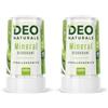 Deo Naturals Deodorante ipoallergenico naturale con Aloe Vera Deo Naturals 50 g con allume di Rocca, senza parabeni, SLS e fragranze (Confezione da 2)