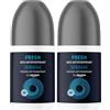 by Amazon, Deodorante roll-on Fresh antitraspirante da uomo, 1 x 75 ml (Confezione da 2)