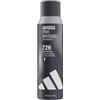 adidas, Pro Invisible Deodorante Spray Anti-traspirante Uomo, 72 ore di Protezione, Formula Vegana e Senza Alcol, 150ml