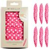MIBELLA BEAUTY & CO Bigodini per capelli durante la notte senza calore, 6 pezzi - Heatless Hair Curler per ricci facili senza calore durante il sonno, facile da usare, delicato sui capelli