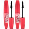 Rimmel London Mascara ScandalEyes Volume on Demand, Mascara Volume Modulabile, Nero (Confezione da 2)