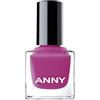 ANNY Nail Polish - Smalto colorato di alta qualità con lucentezza a lunga durata, resistente alle schegge e ad asciugatura rapida, colore: Million Clothes Babe - Magenta intenso - 15 ml