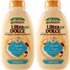 GARNIER Ultra Dolce Shampoo Crema Rituale D'argan, Per Capelli Molto Secchi, 300 Millilitro (Confezione da 2)