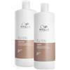 Wella Professionals Fusion Shampoo professionale capelli danneggiati 1L, Conditioner ristrutturante capelli 1L