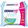 Demak'Up Demak' Up Freschezza 3 pacchetti di 25 salviette Acqua démaquillante Pelli Normali/Miste