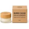 OZONO D´OR Burro cacao bio balsamo labbra ozono con olio di oliva ozonizzato per labbra secche screpolate balsamo riparatore naturale con karité cacao vitamina E vasetto vetro 5 ml per adulti e bambini da 3 anni