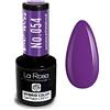 La Rosa Productos Profesionales LA ROSA UV LED Smalto Gel Hybrid Color CREMA - A Lunga Durata e Molto Facile da Applicare, Perfetto per la Nail Art - Fai da Te a Casa o in Salone - 9 ml (Violetto)