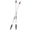 Wet n Wild, Matita Brow-Sessive, Matita a Doppia Punta con Pettinino per Sopracciglia Sottili e Spesse, Formula Naturale, Definizione del Colore Progressiva, Castano (Confezione da 2)