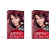 Revlon ColorSilk Colorazione Permanente Capelli Fai-da-te a Casa, senza Ammoniaca e Arricchita con Cheratina, 34 - Borgogna Intenso - 100 g (Confezione da 2)