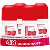 Borotalco, Deodorante Roll-on Intensivo, con Talco a Cristalli Attivi, Ipersudorazione, Senza Alcool, Profumo di Borotalco, 72h efficacia - 4 Pezzi da 50 ml - Esclusiva Amazon