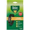 Relec Bracciale nero antizanzare con citronella per tutta la famiglia, dai 3 anni in su