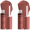 NYX Professional Makeup Butter Gloss, Lucidalabbra non Appiccicoso, Praline, Confezione da 2